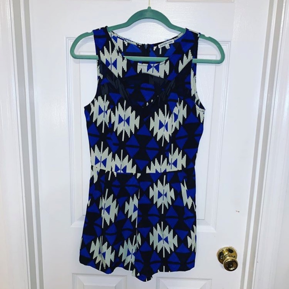 Aztec Print Romper